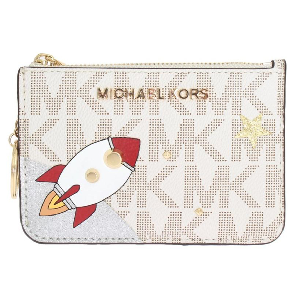 Michael Kors Bianco ILLUSTRATIONS Portafoglio con portachiavi